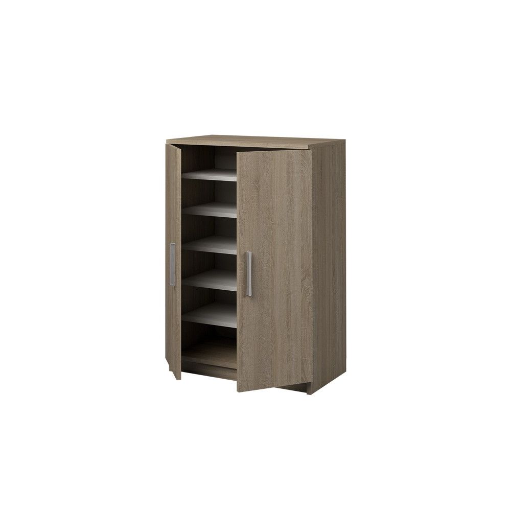 Armario Multiusos Color Roble – Color Blanco – 60 x 90 x 36 cm